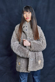 Baily's Grey Sheepskin Jacket
