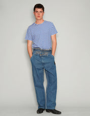 Men's Vintage Calvin Klein Denim Dungarees in Blue | Stuart Trevor