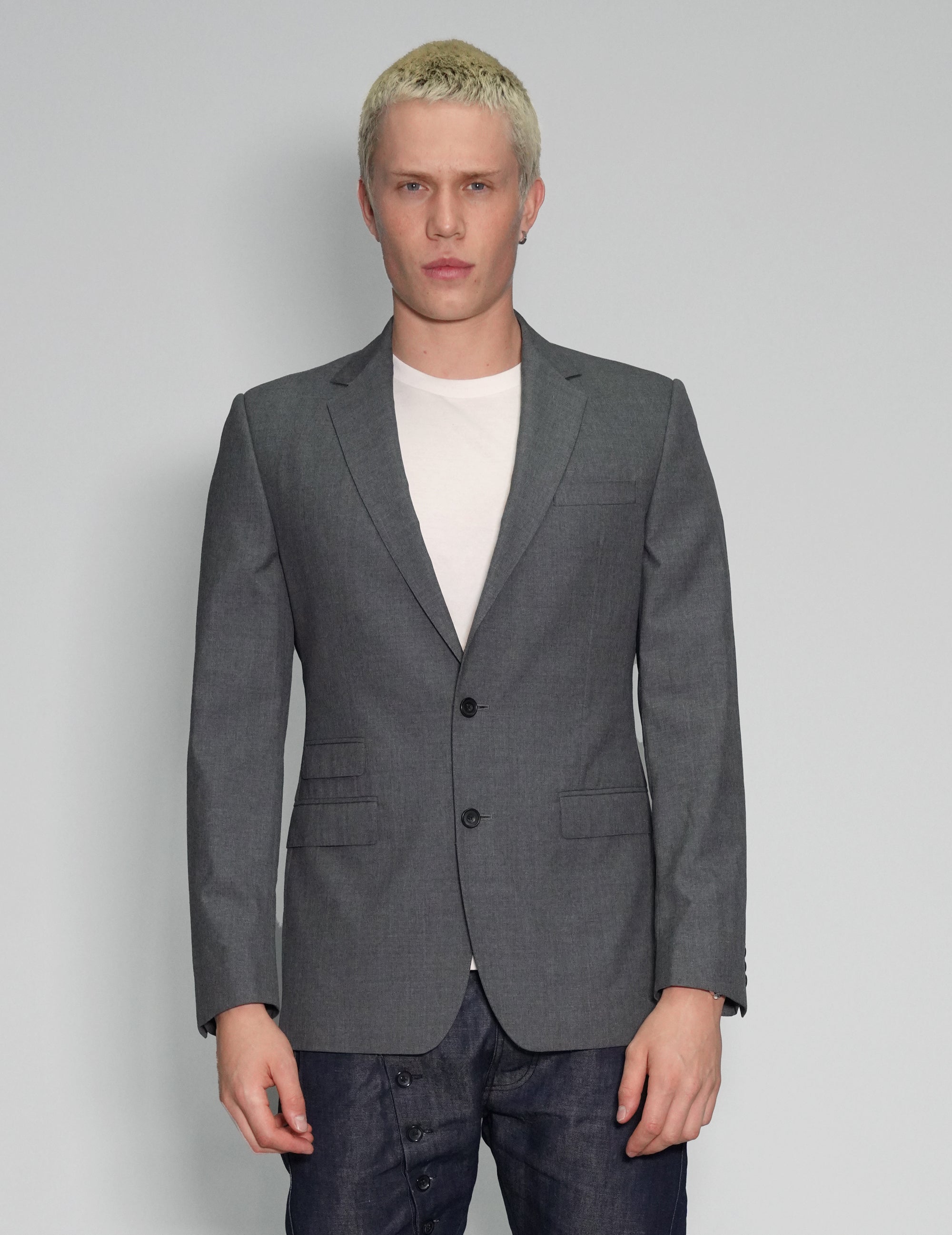 Grey Tailored Blazer