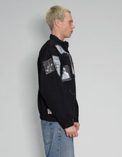 Patched Harrington Jacket