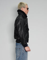 Nappa Leather Bomber Jacket