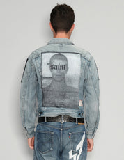 Vintage Patched Denim Jacket