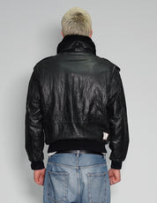 Nappa Leather Bomber Jacket
