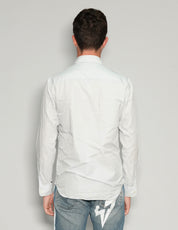 Men's White Shirt with Paint Splatter | Stuart Trevor