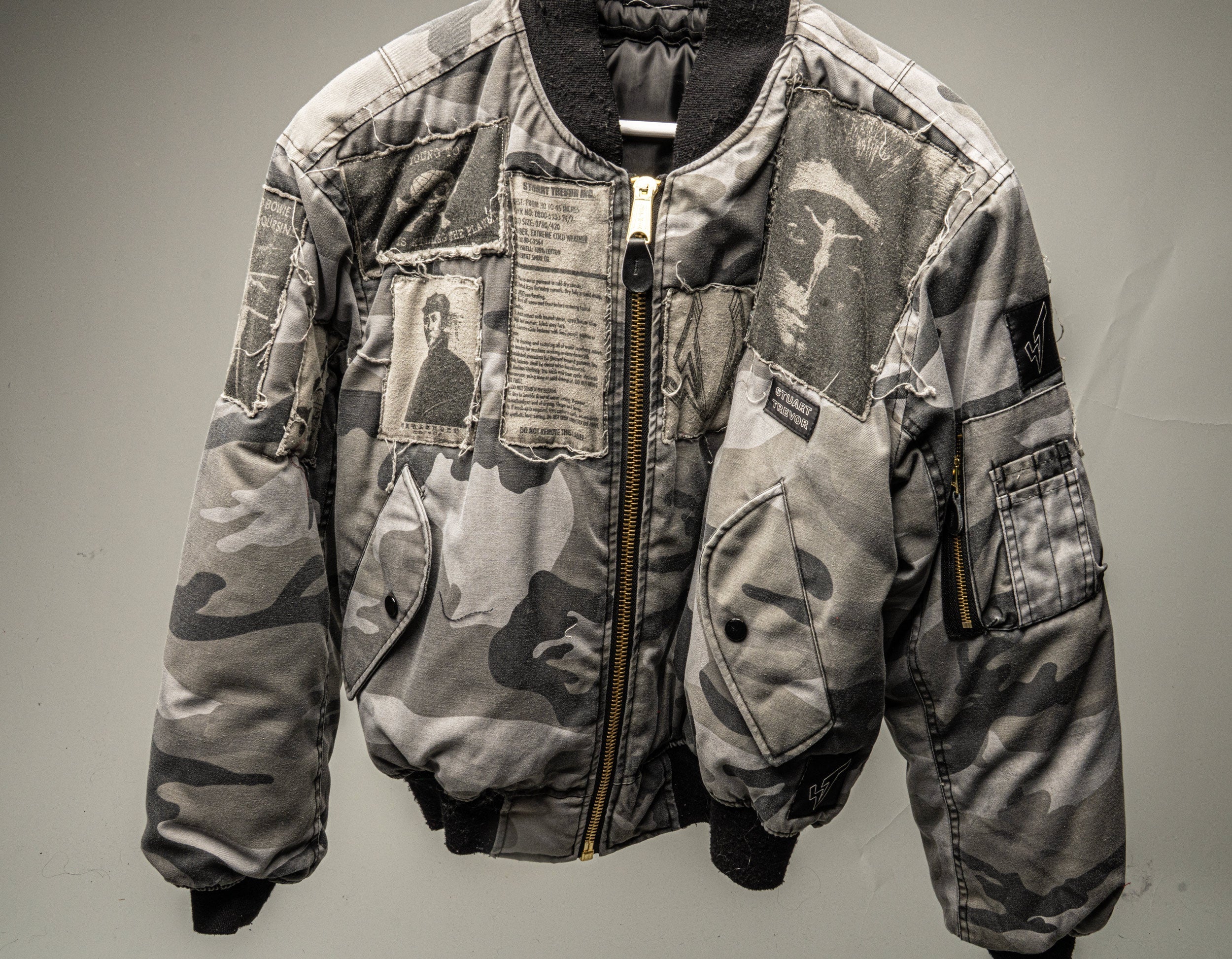 Patched Fashion, Punk Energy, and Graphic T-Shirts the origins of Stuart Trevor