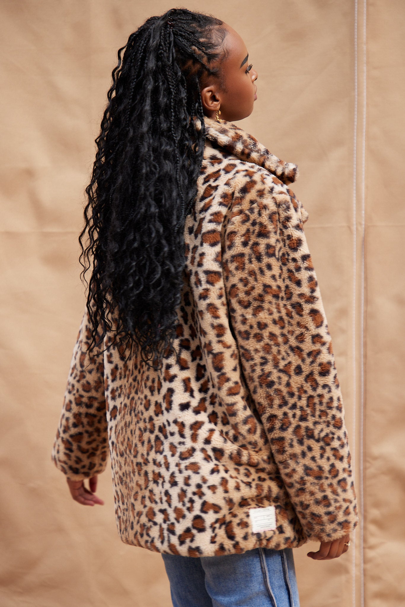 Leopard Faux Fur Coat