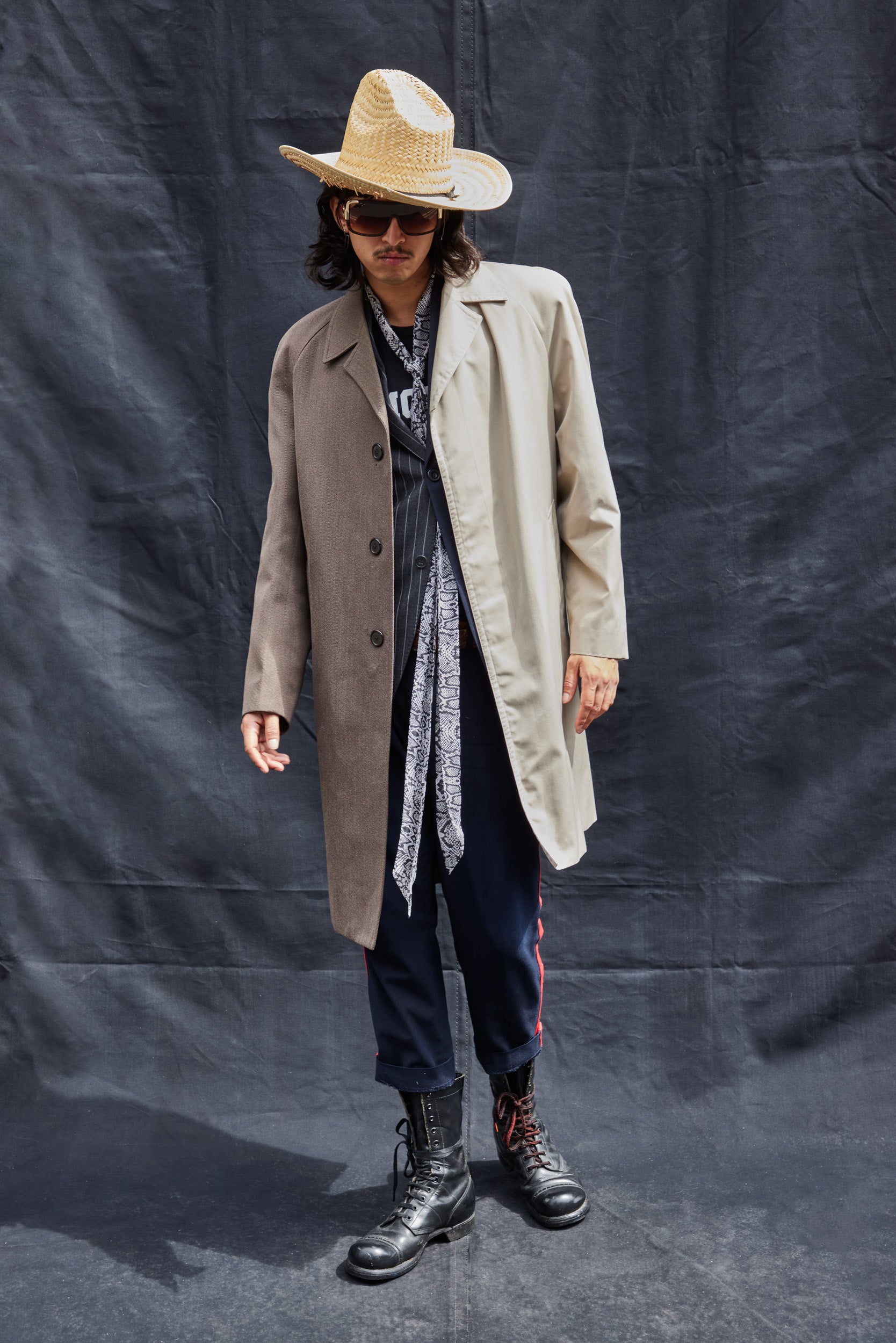 Two Tone Trenchcoat