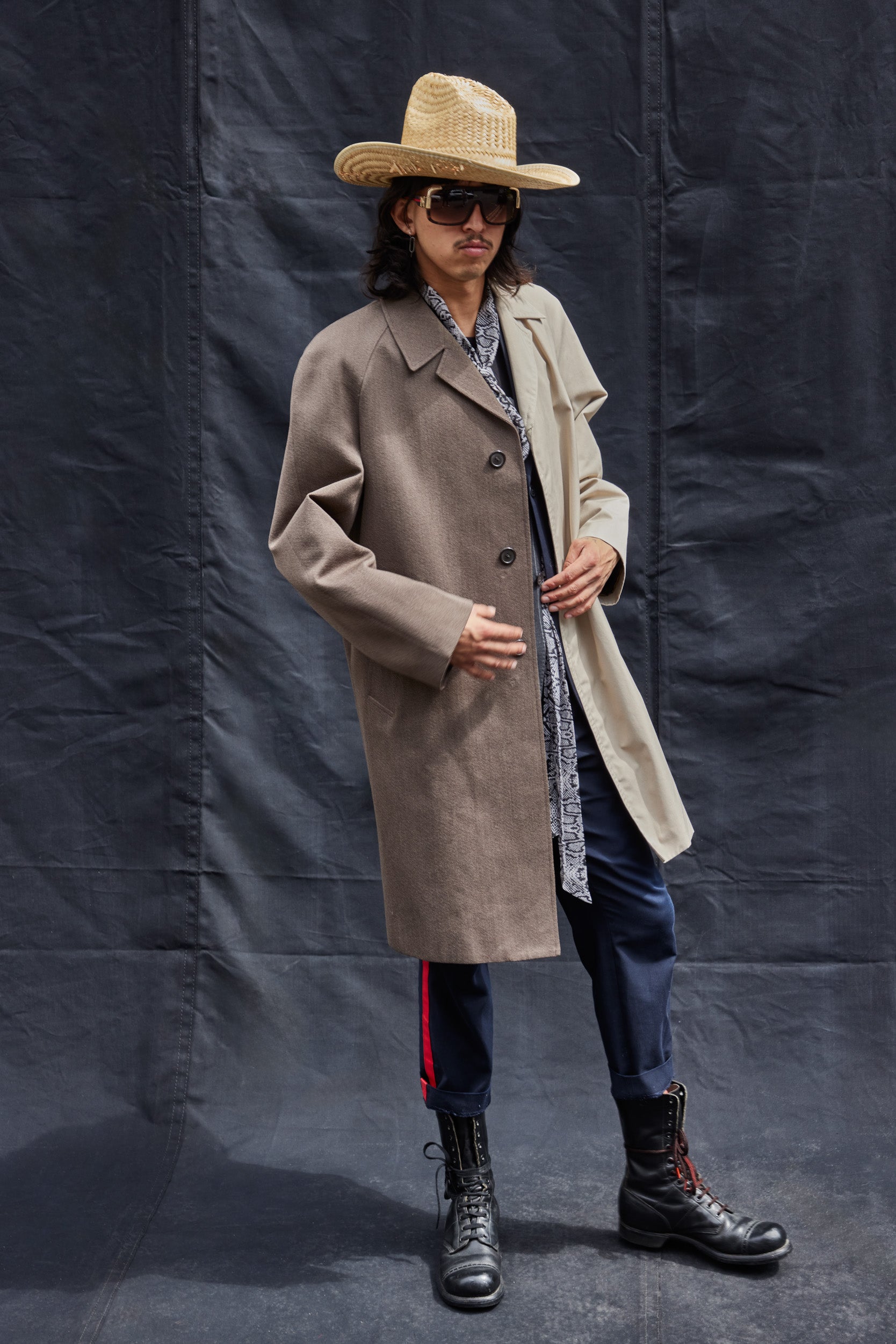 Two Tone Trenchcoat