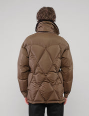 Pufferjacke mit Kunstfellkragen - Größe M