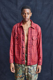 Red Check Wool Workshirt