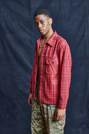 Red Check Wool Workshirt