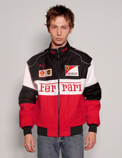 Black Ferrari Racing Jacket