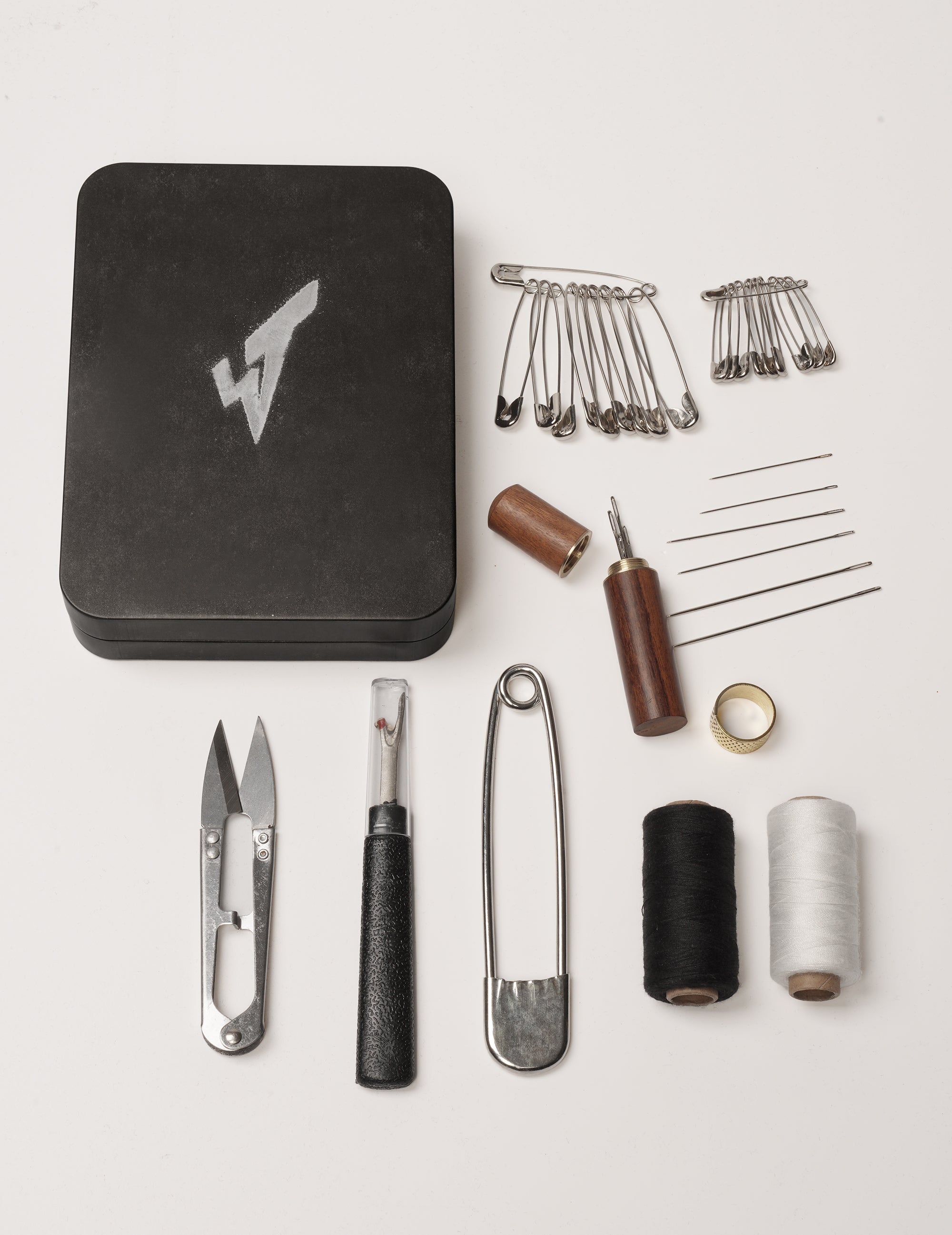 Kit de réparation et de récupération (Denim) - Petite boîte métallique