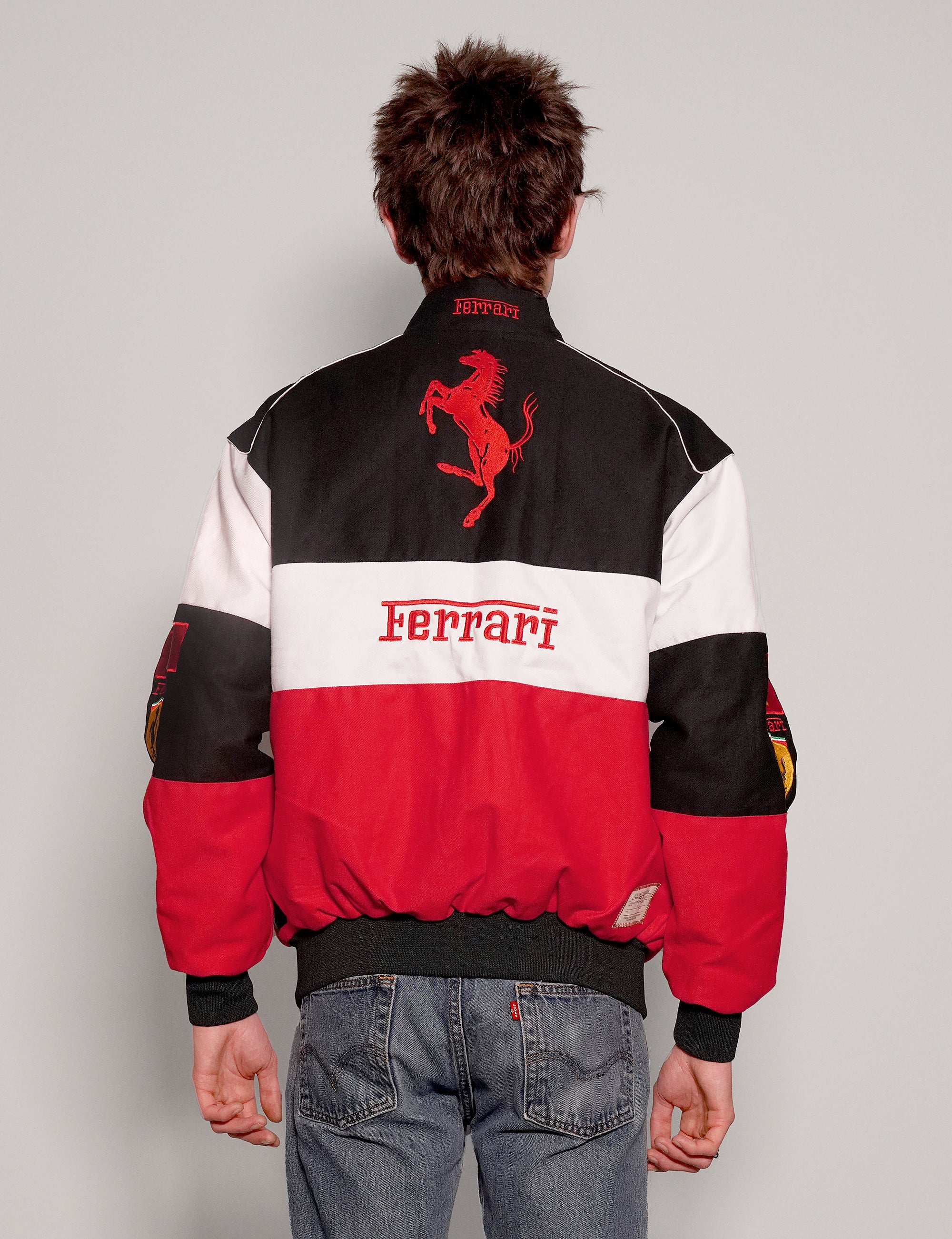 Black Ferrari Racing Jacket