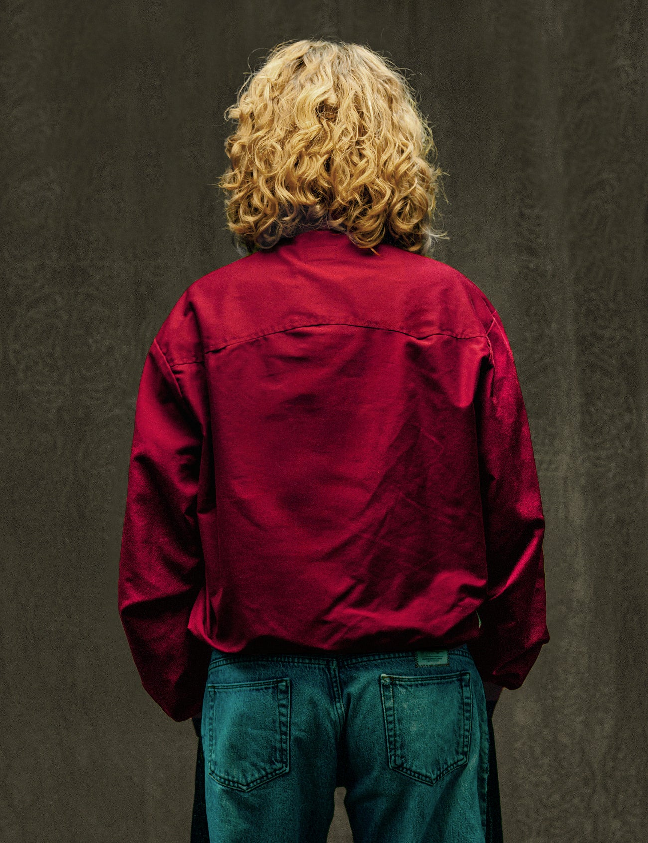 Classic Harrington Jacket in Burgundy