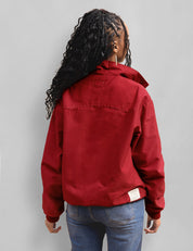 Classic Harrington Jacket in Red