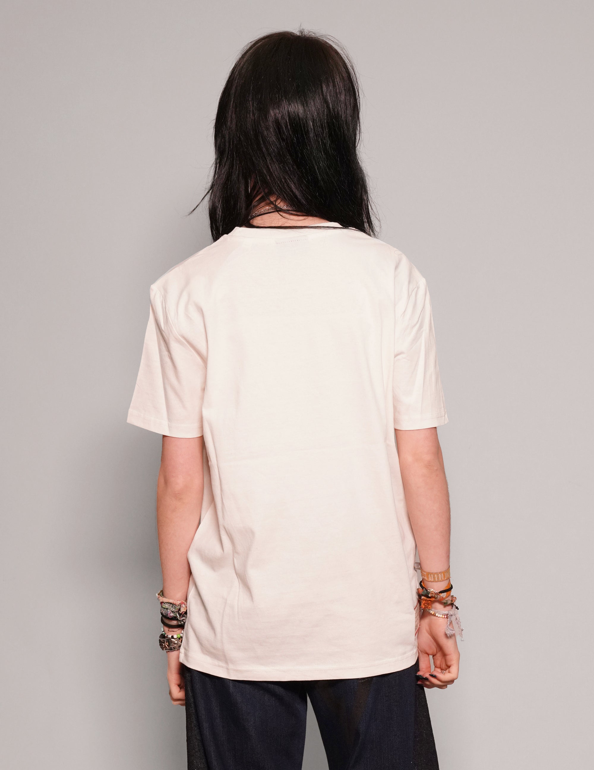 Women's Graphic T-Shirt with Guns N' Roses Print in White | Stuart Trevor