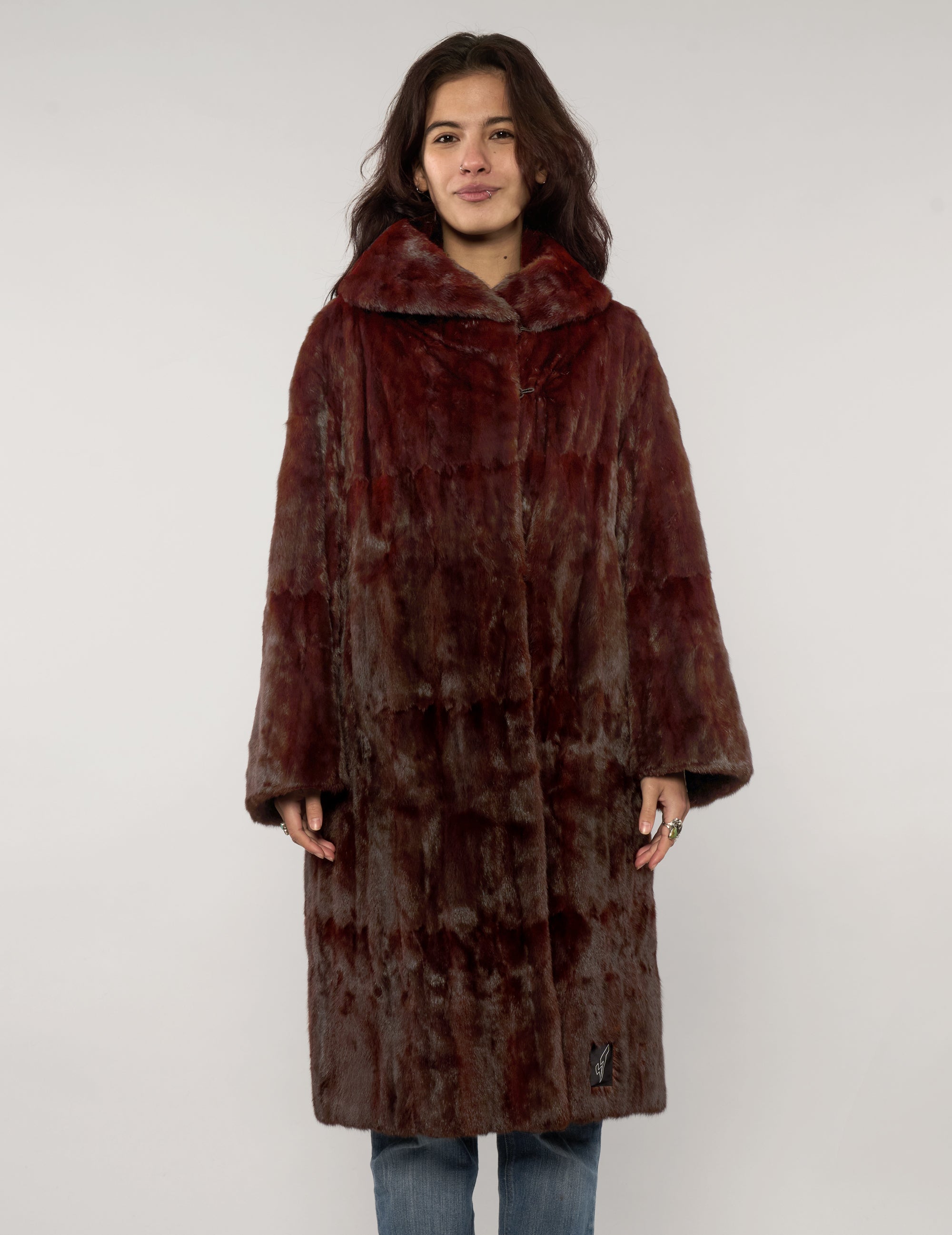 Harrods Vintage Mink Fur Coat