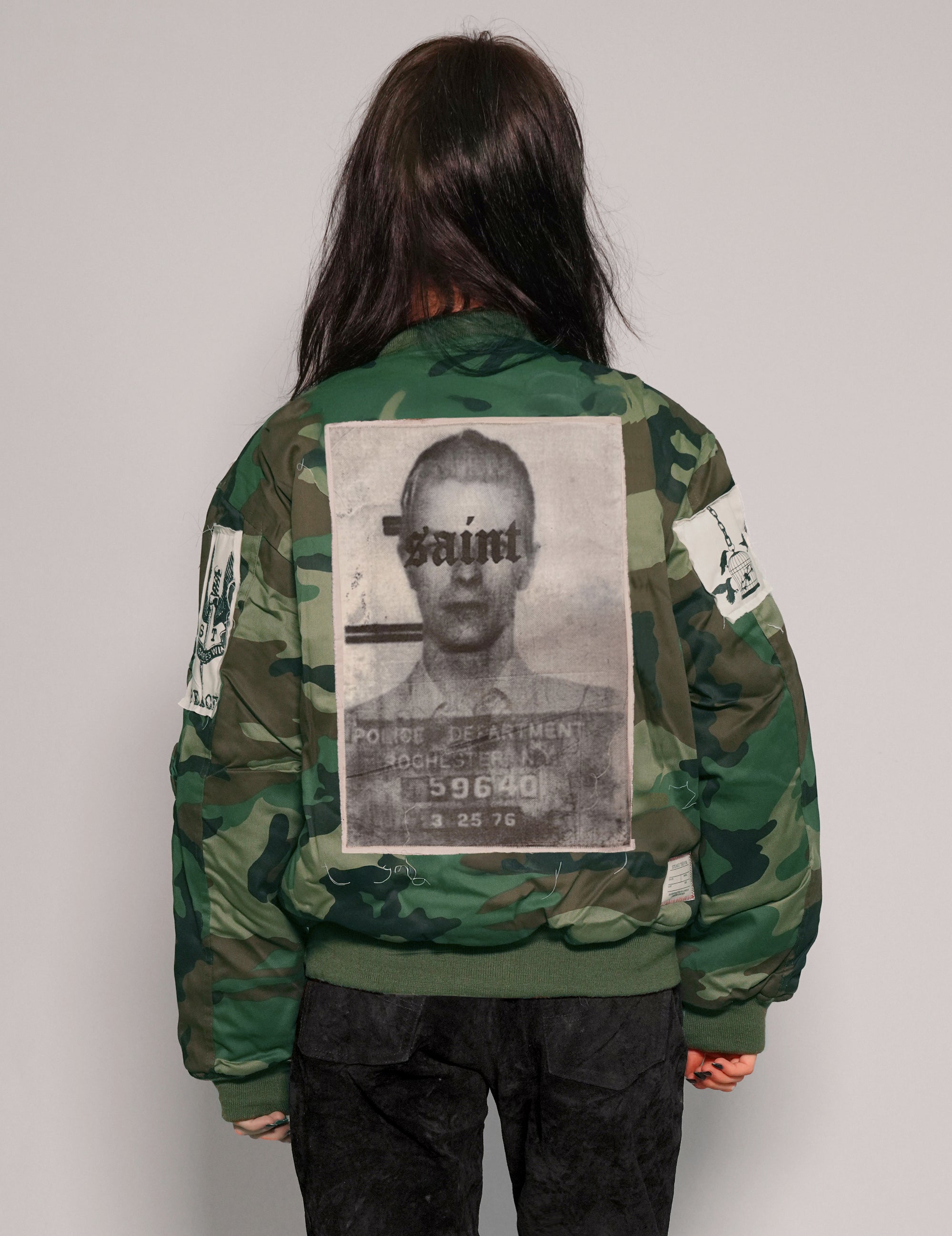 MA 1 Patched Bomber in Camo