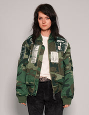 MA 1 Patched Bomber in Camo