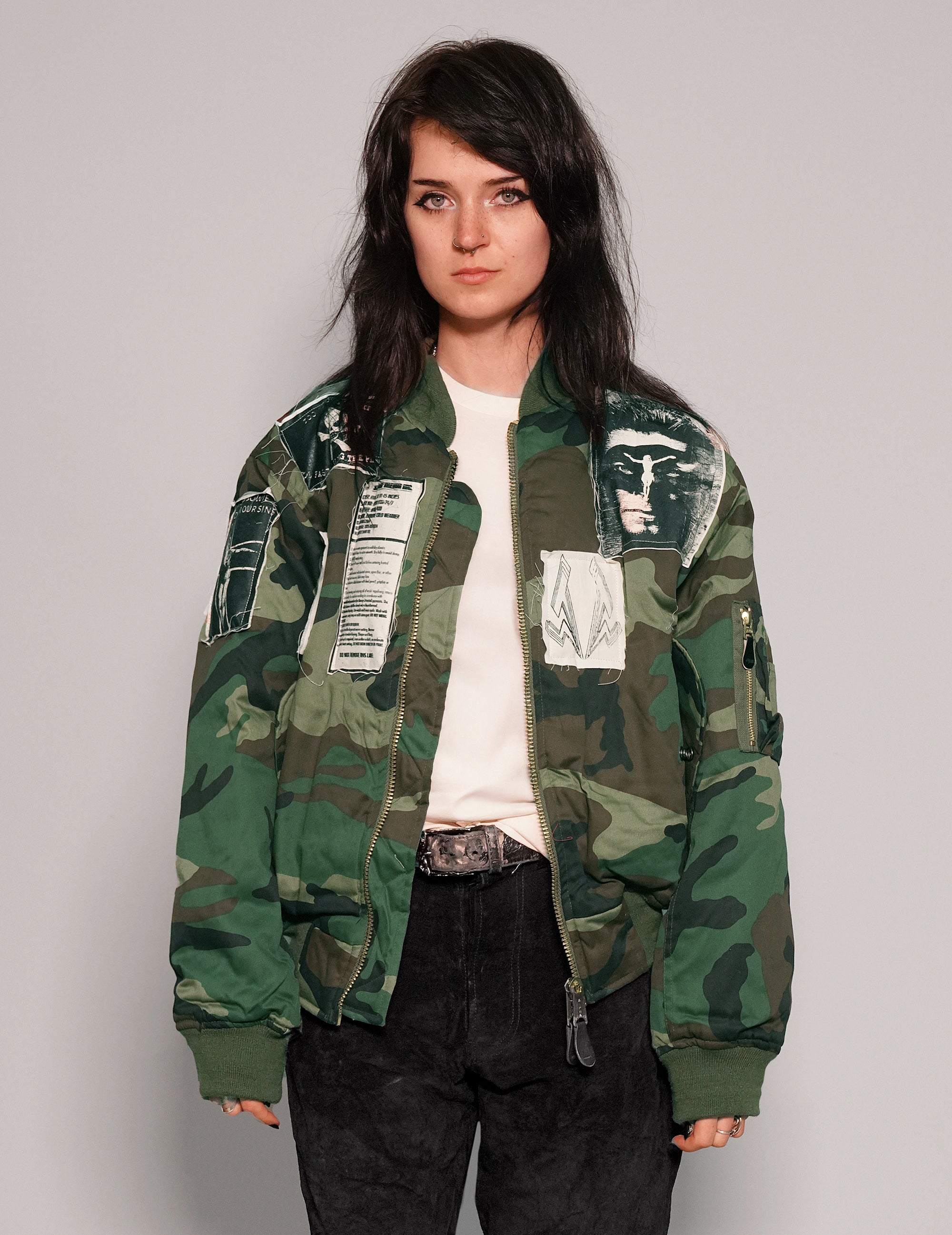 MA 1 Patched Bomber in Camo