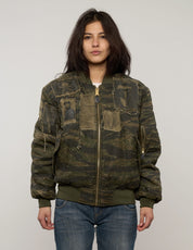 MA-1 Patched Bomber in Tiger Camo