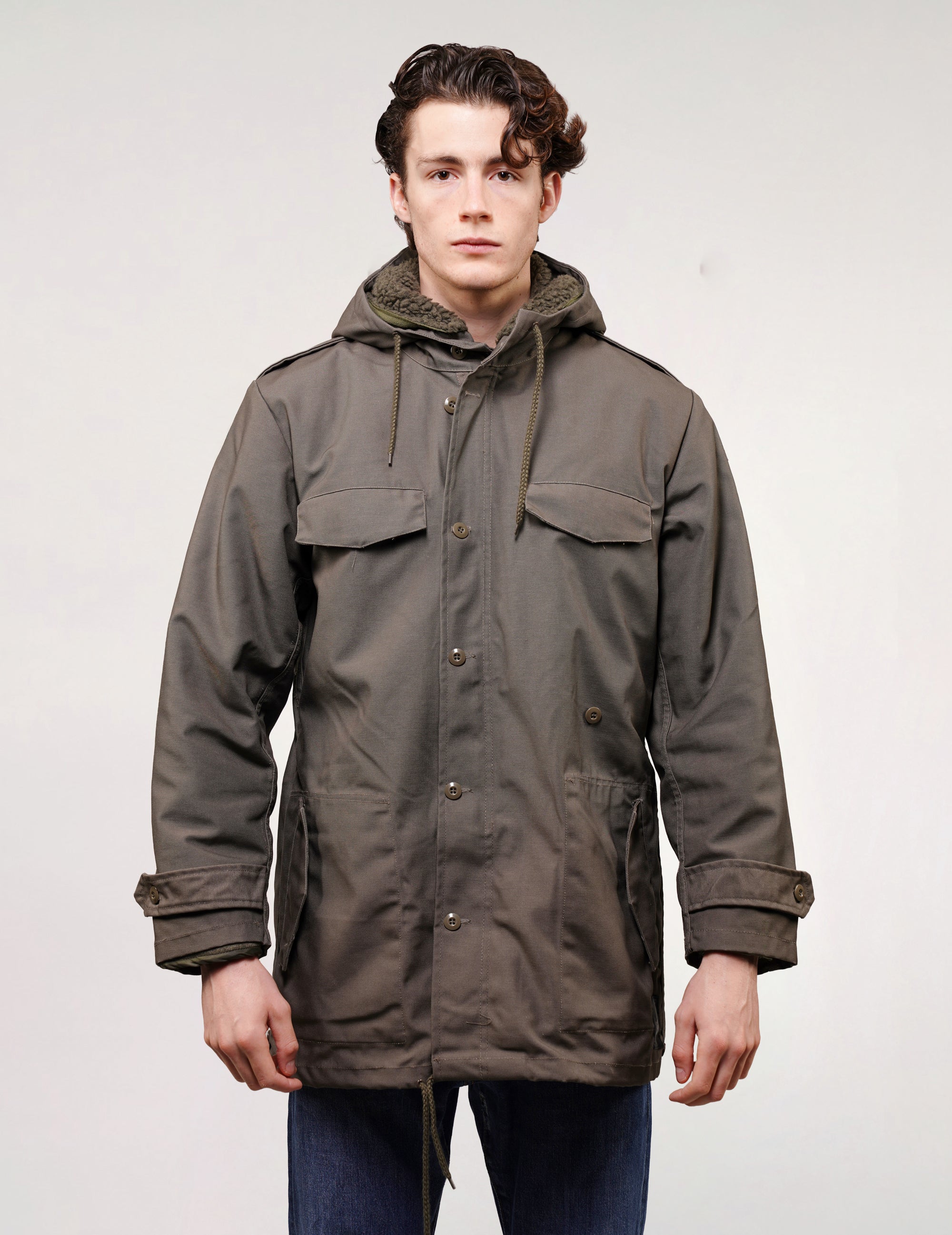 Vintage Style Military Parka