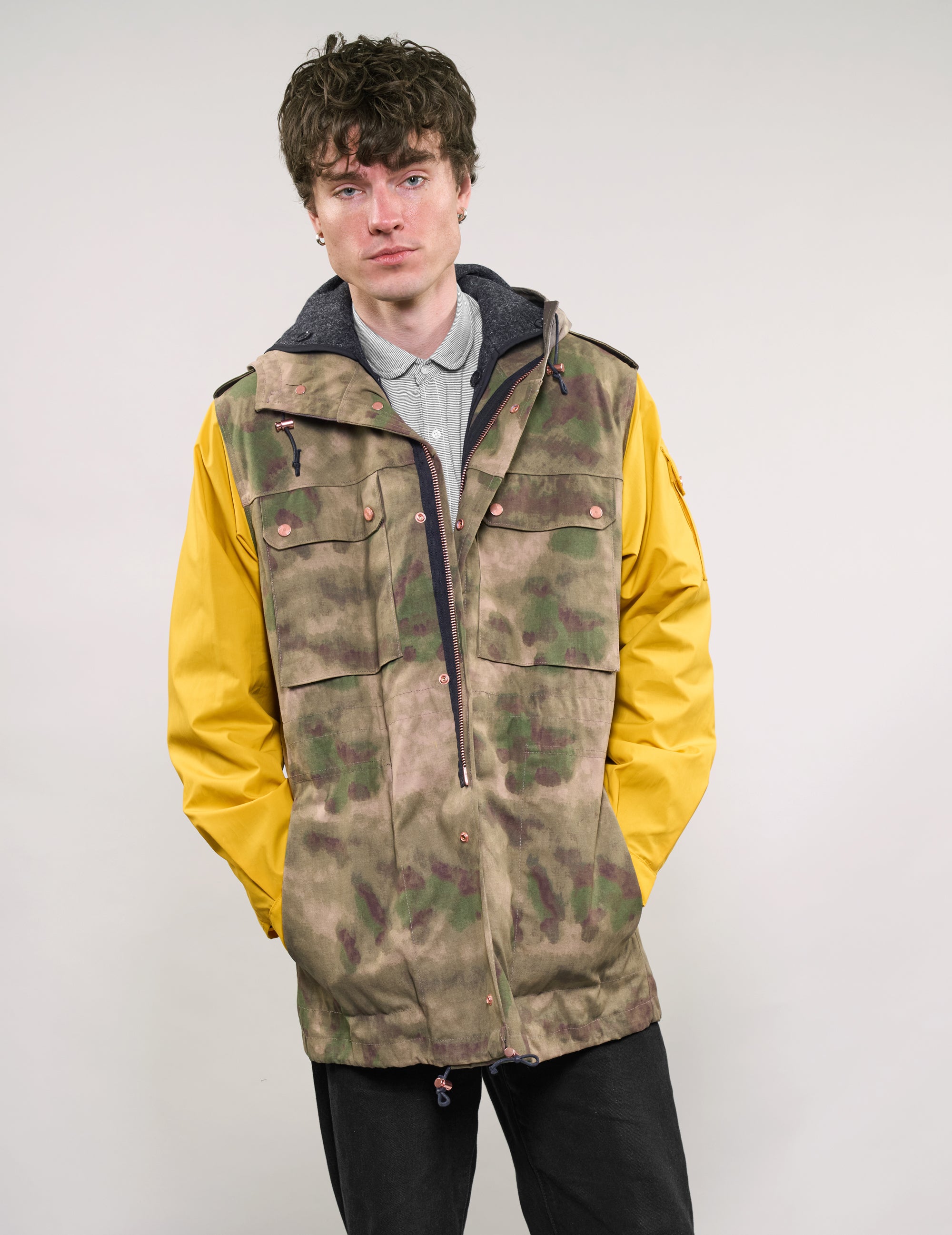 IMMORTAL Desert Parka in Camo & Yellow