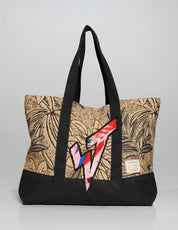 ST Tote Bag - Cotton Jacquard Floral Pattern