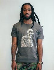 John Lennon "People for Peace" T-Shirt in Grey