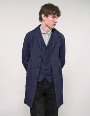 IMMORTAL Hawthorn Lightweight Microdot Woollen Frock Coat