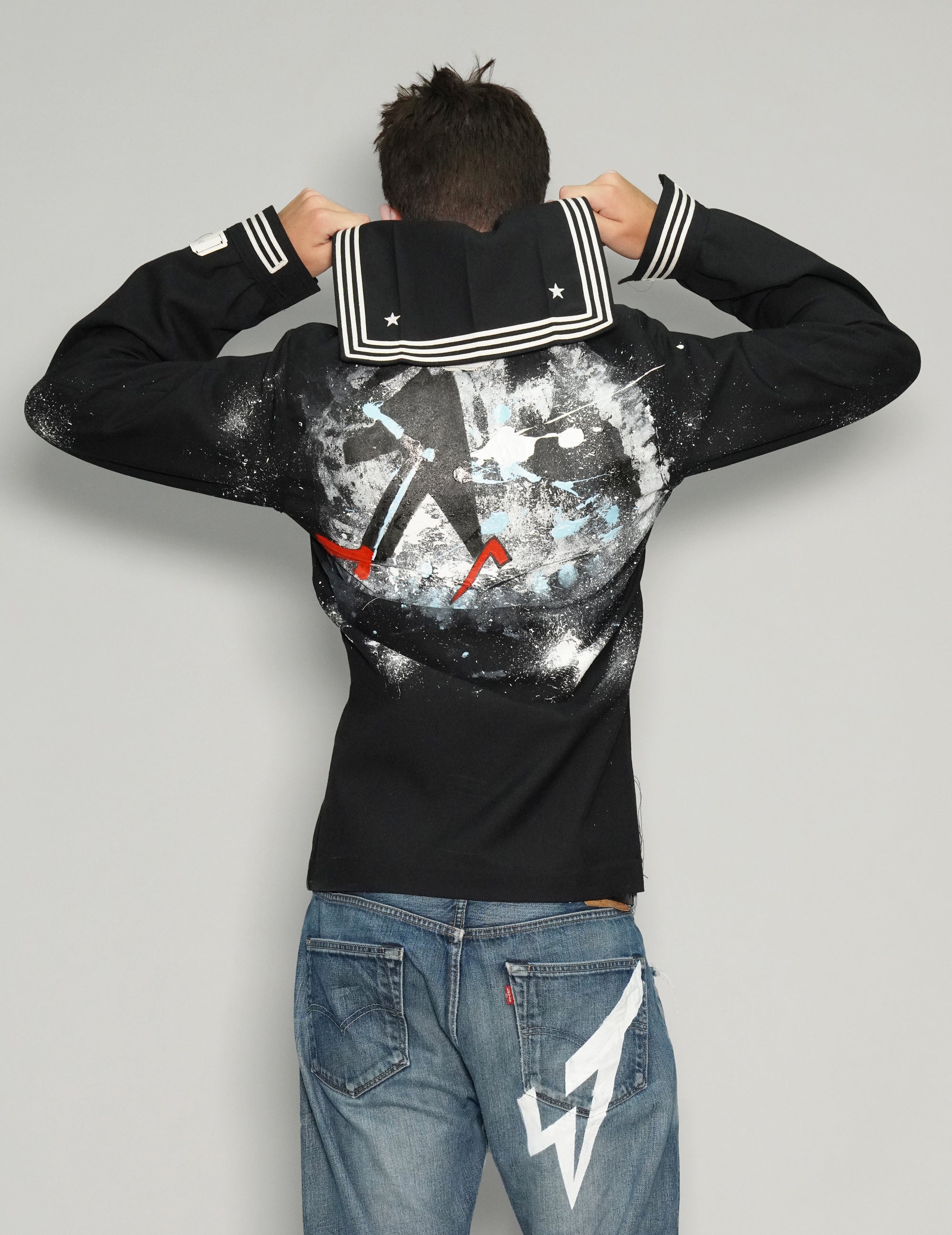 Blouse de marin USN « Cats Who Sail »