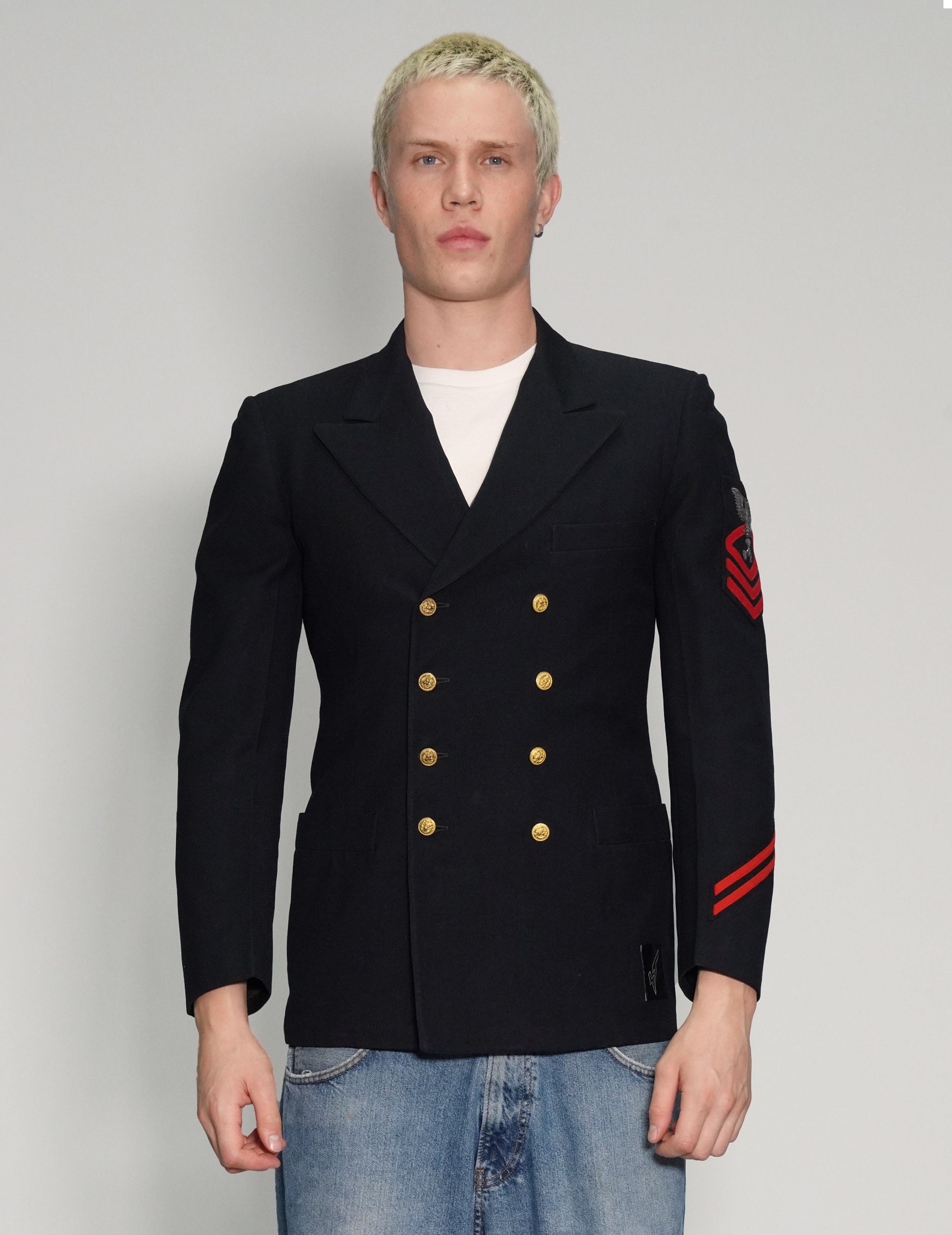 US Navy Officers Double Breasted Blazer