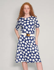 Spotted Cotton Dress