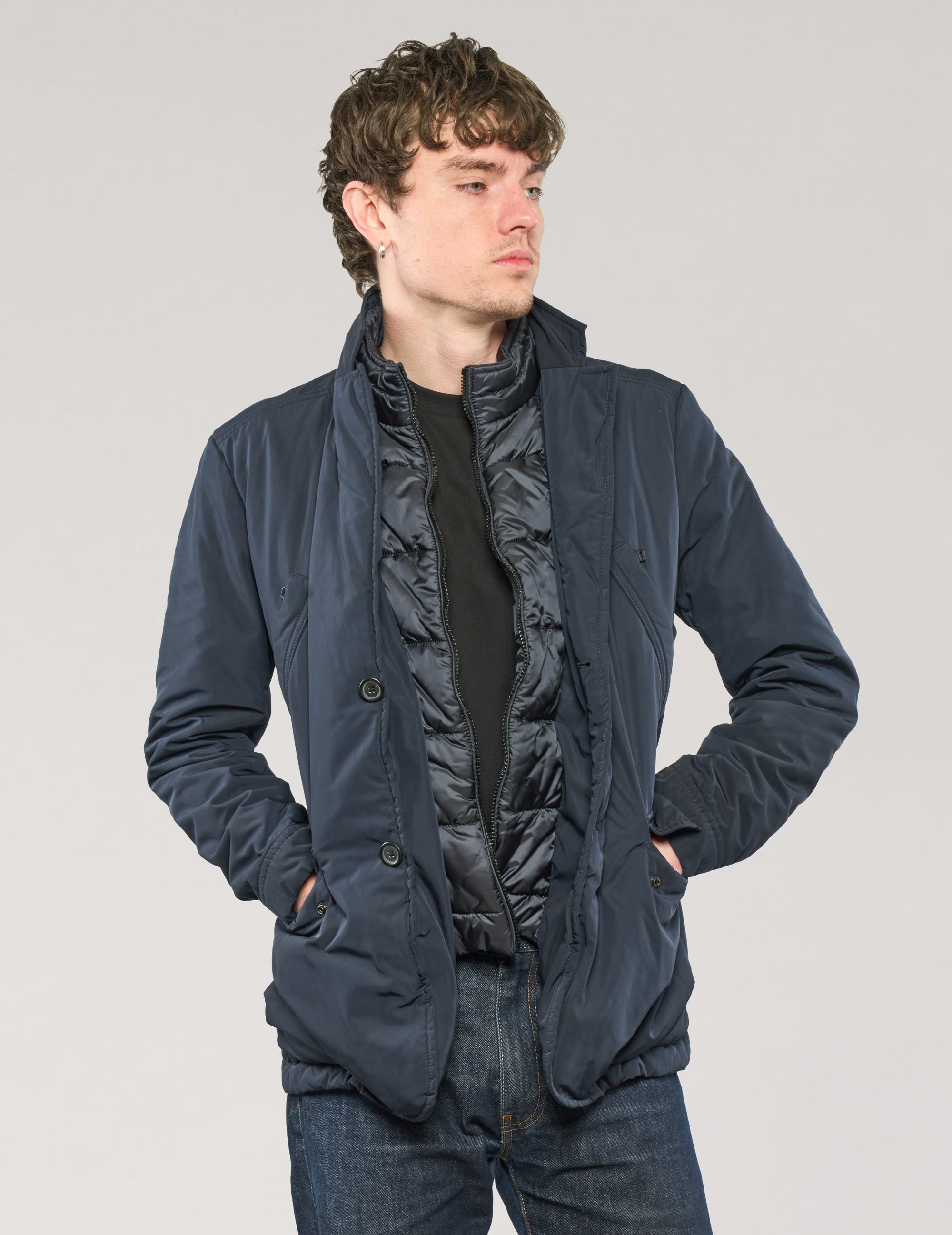 Vintage Hugo Boss Blazer with Puffer Liner