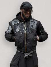 MA-1 Patched Bomber in Black