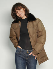 Fur Collar Puffer Jacket