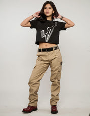 Cargo Trousers in Tan