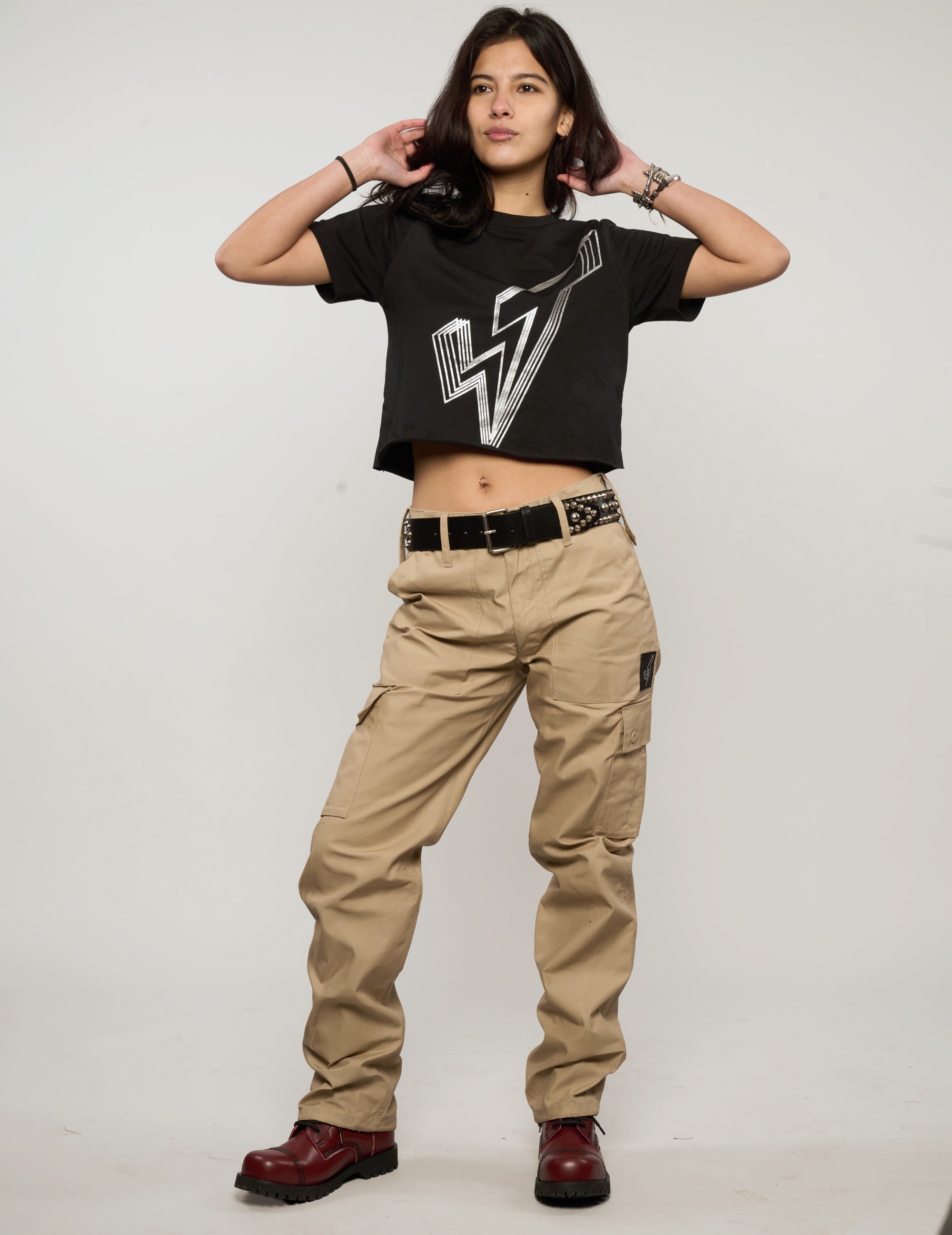 Cargo Trousers in Tan