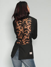 Party Back Smoking - Schwarzer Pailletten