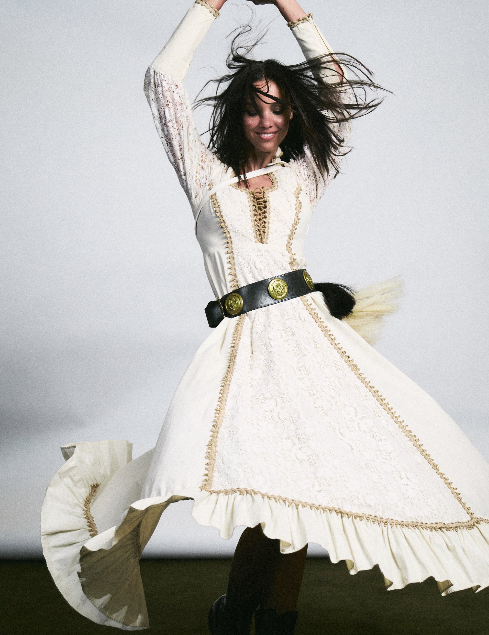 Women's Vintage Lace Hippy Maxi Dress | Stuart Trevor