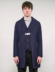 IMMORTAL Hawthorn Lightweight Microdot Woollen Frock Coat