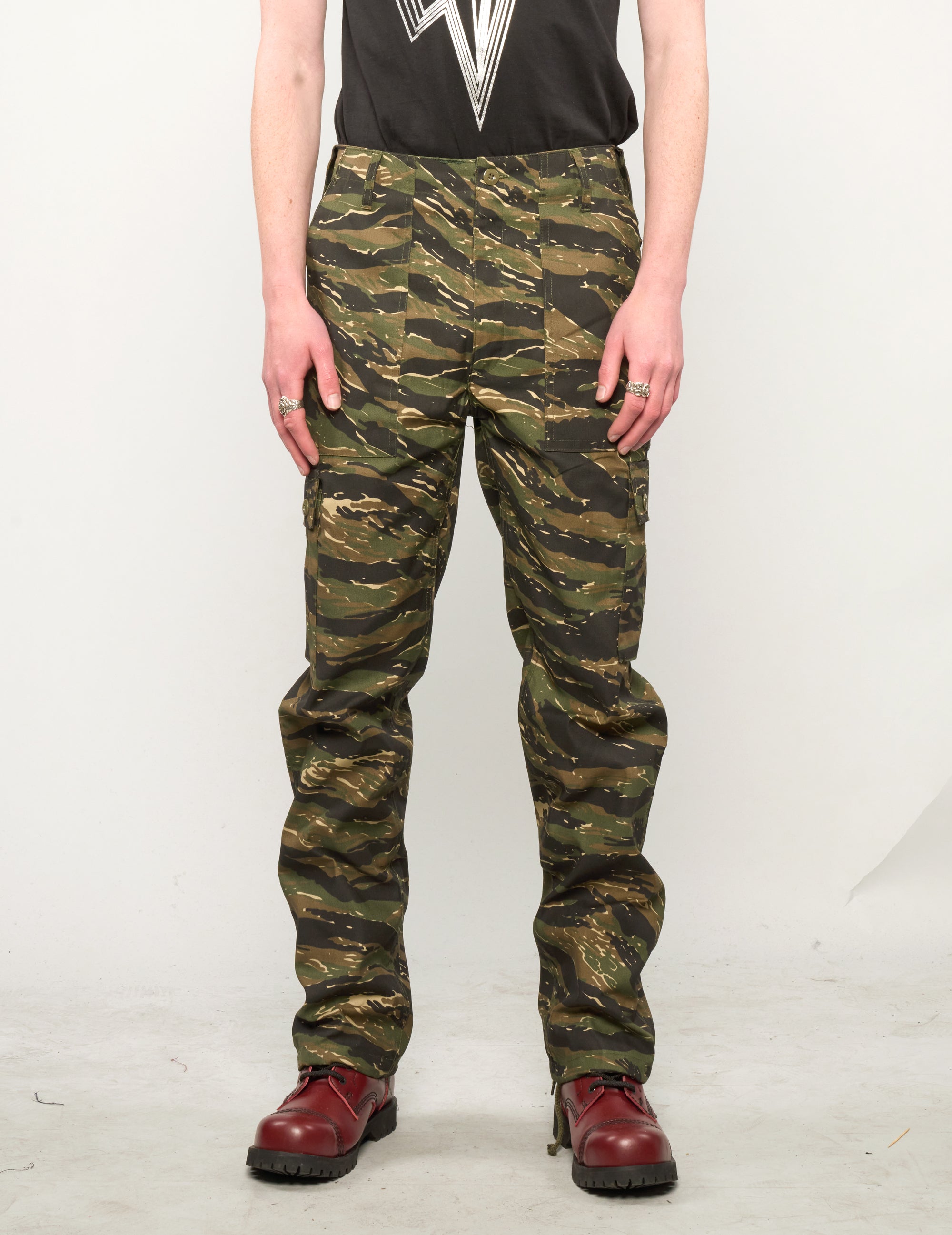 Cargo Trousers in Tiger Stripe