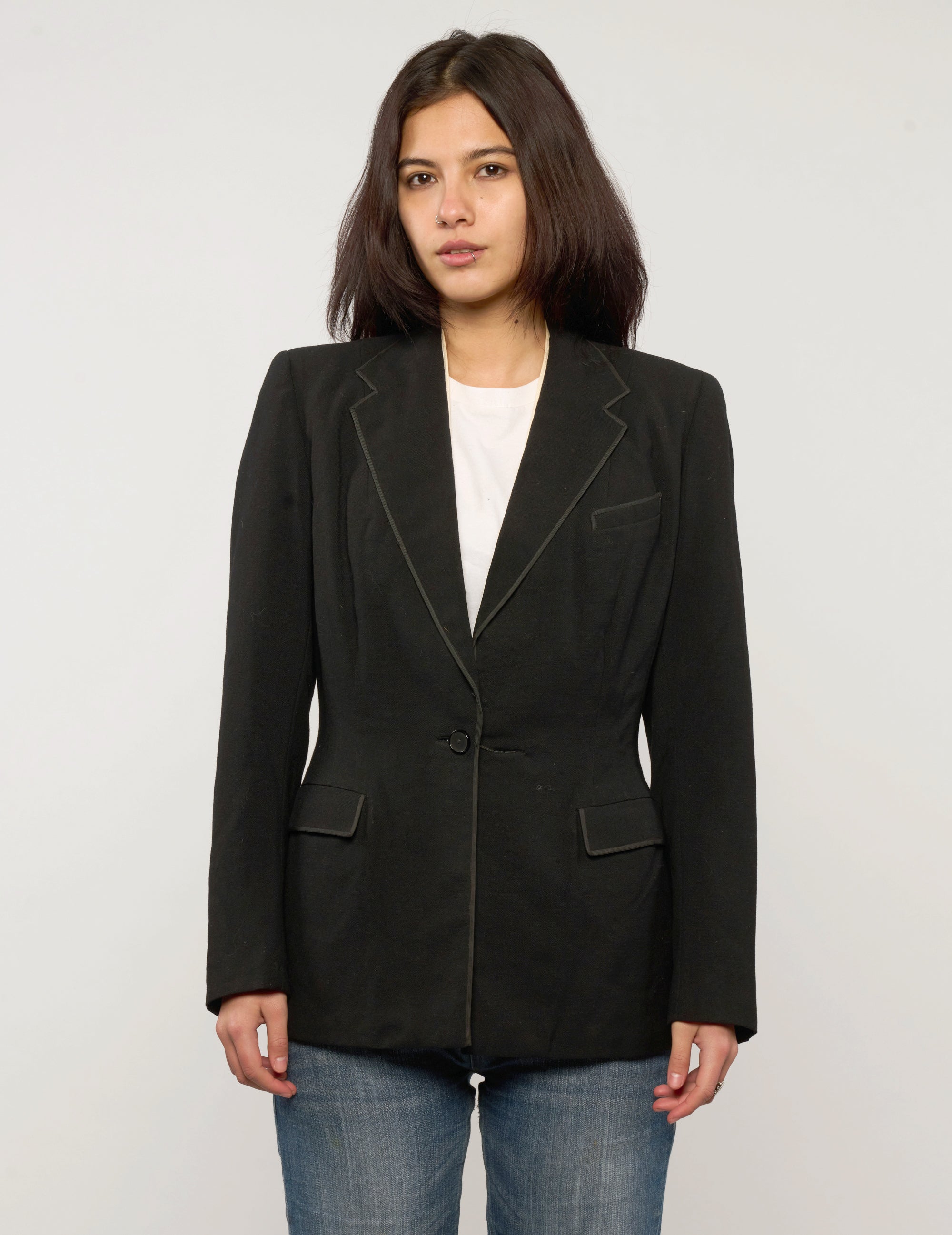 Vintage Harella Piped Edge Blazer