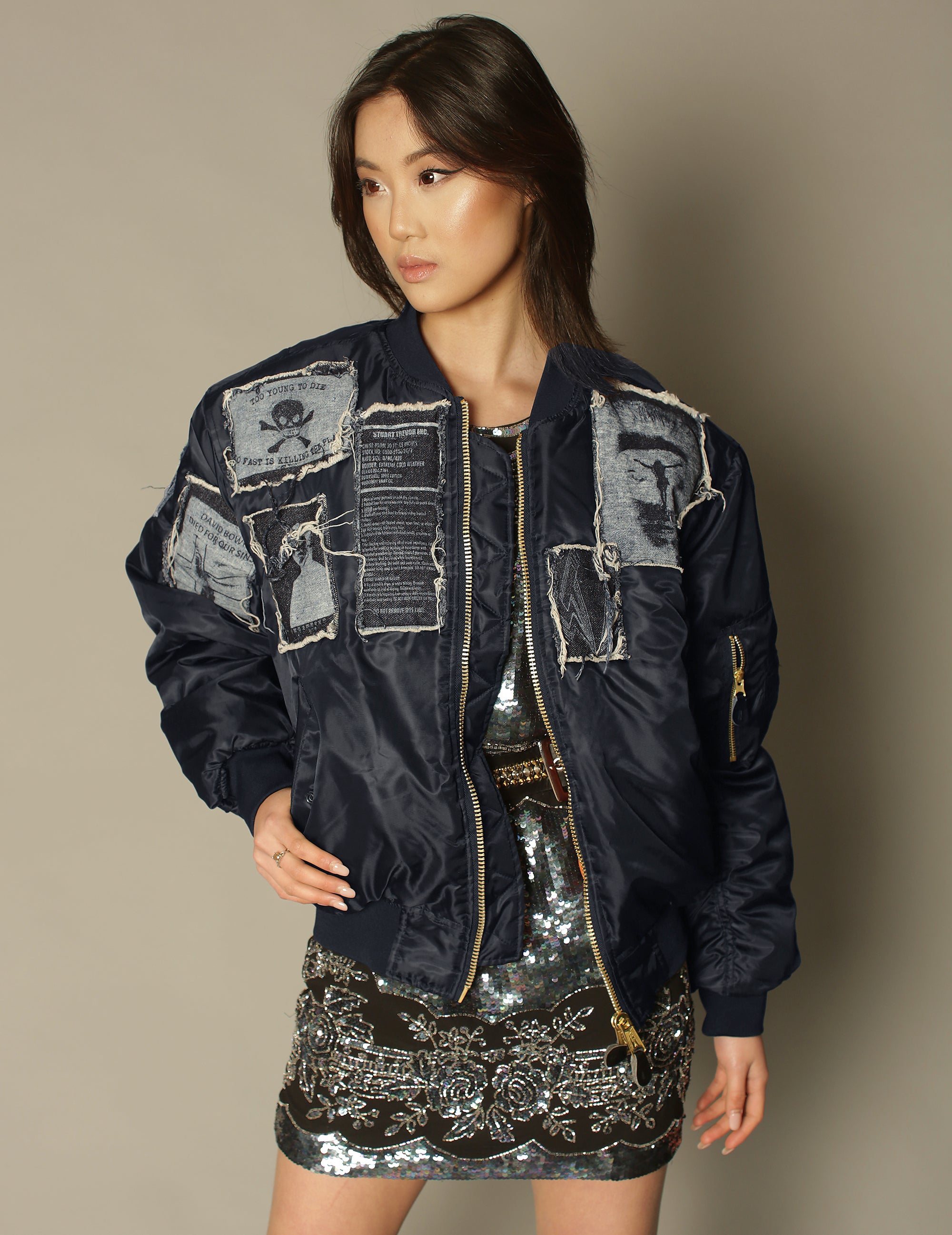 MA 1 Patched Bomber in Navy