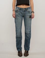 Laser Printed ST Jeans in Indigo
