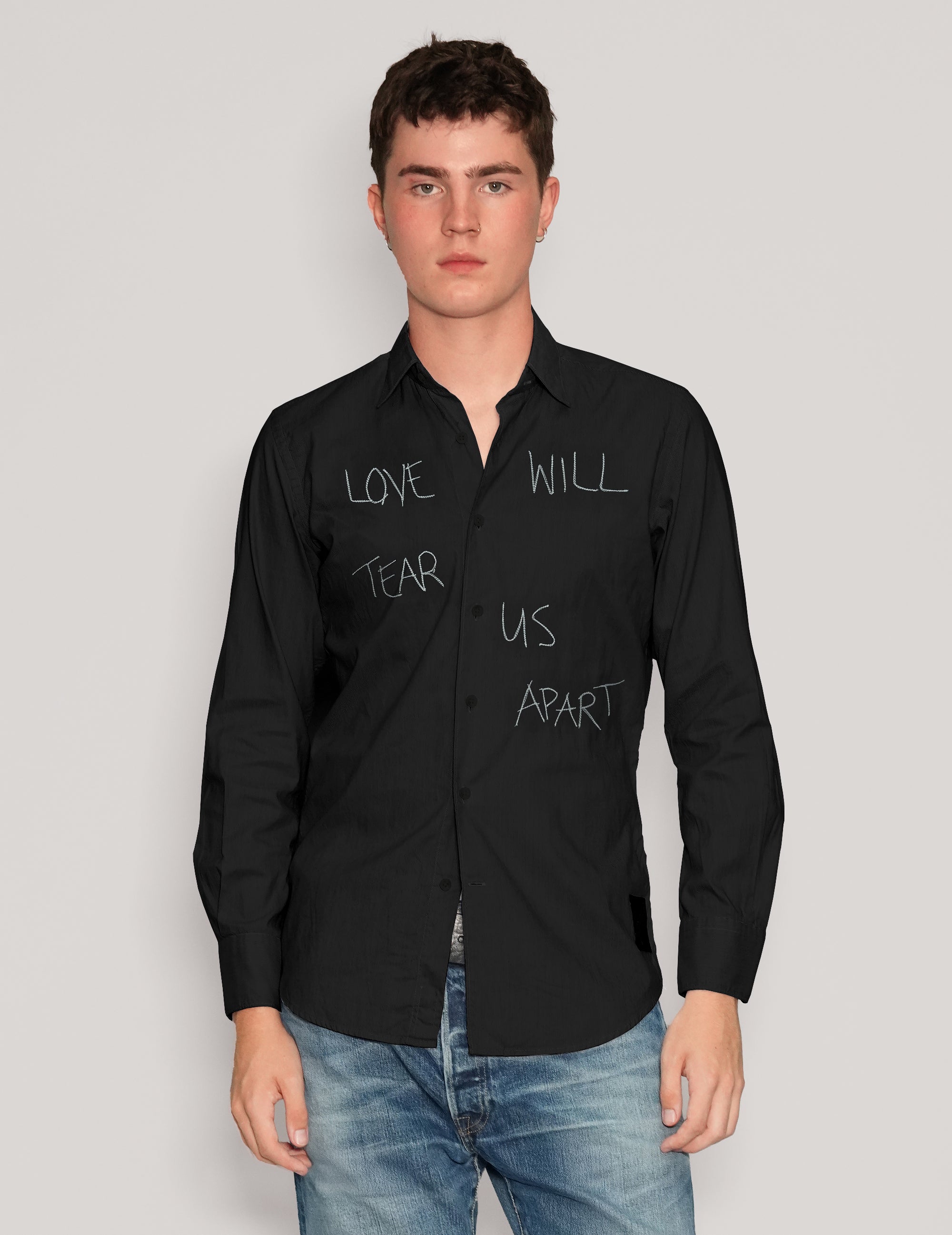 'Love Will Tear Us Apart' Black Shirt