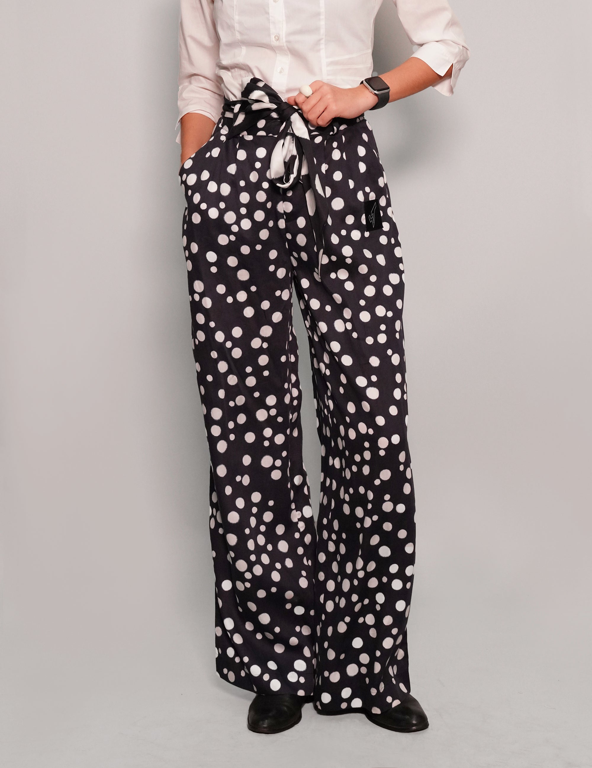 Pantalon à pois