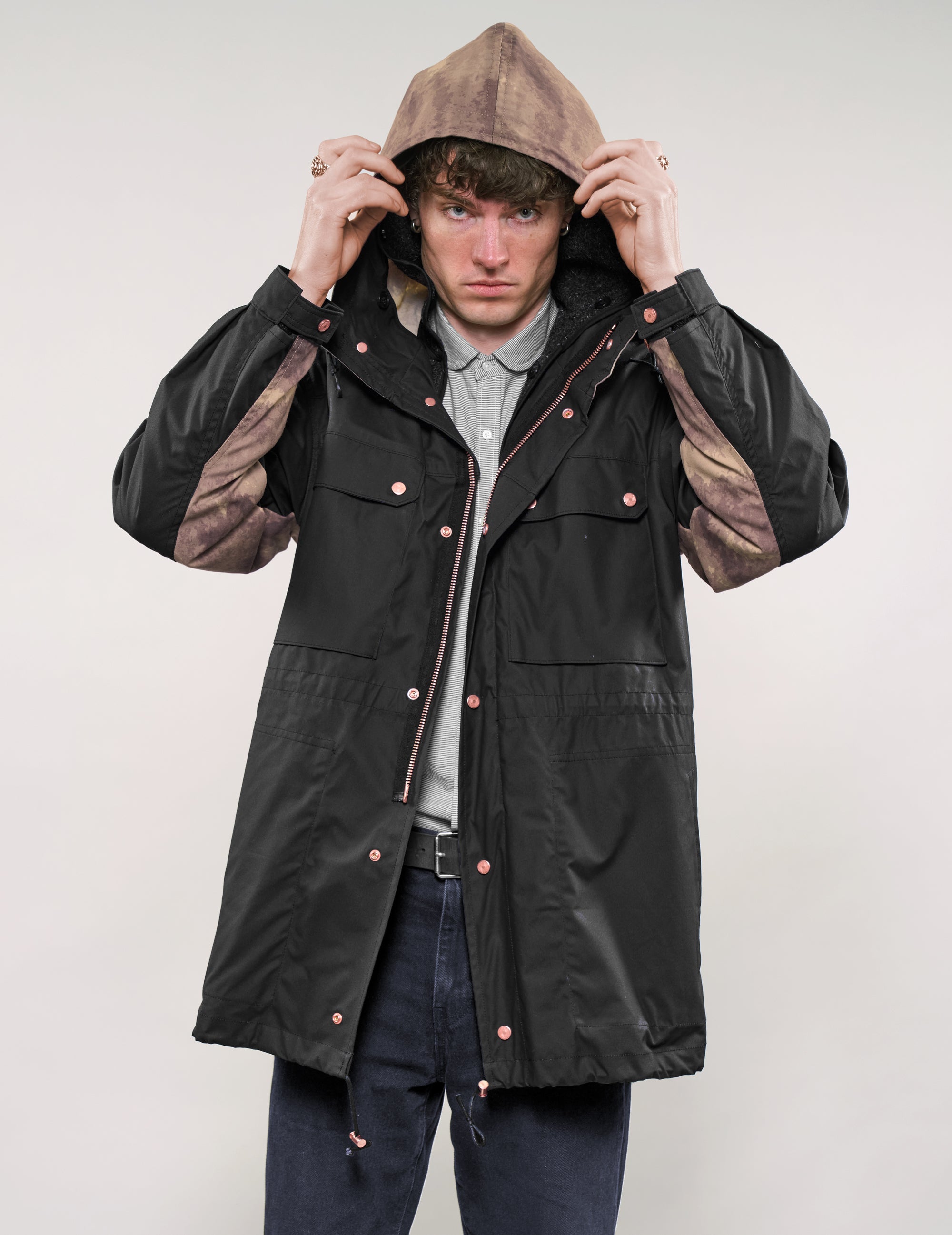IMMORTAL Desert Parka Black / Camo Combo