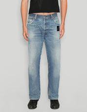 ST Logo Jeans in Light Blue